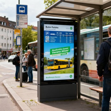 IP65 Waterproof Dustproof Wide Temperature Outdoor Digital Signage