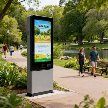 Outdoor Floor Standing and Freestanding Digital Signage Display