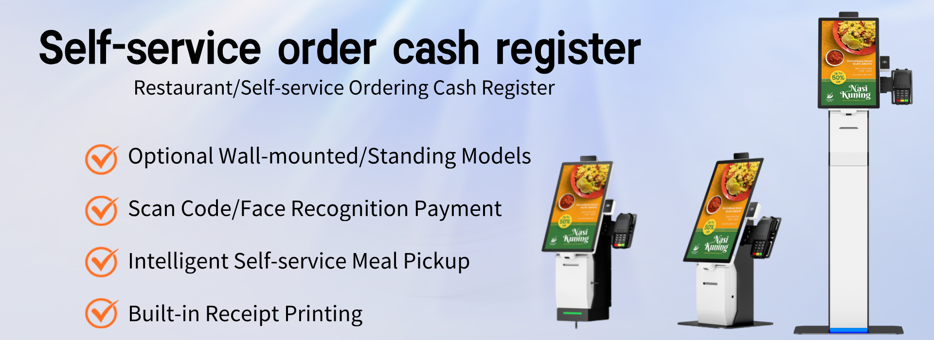 Desktop Self-Order Kiosk