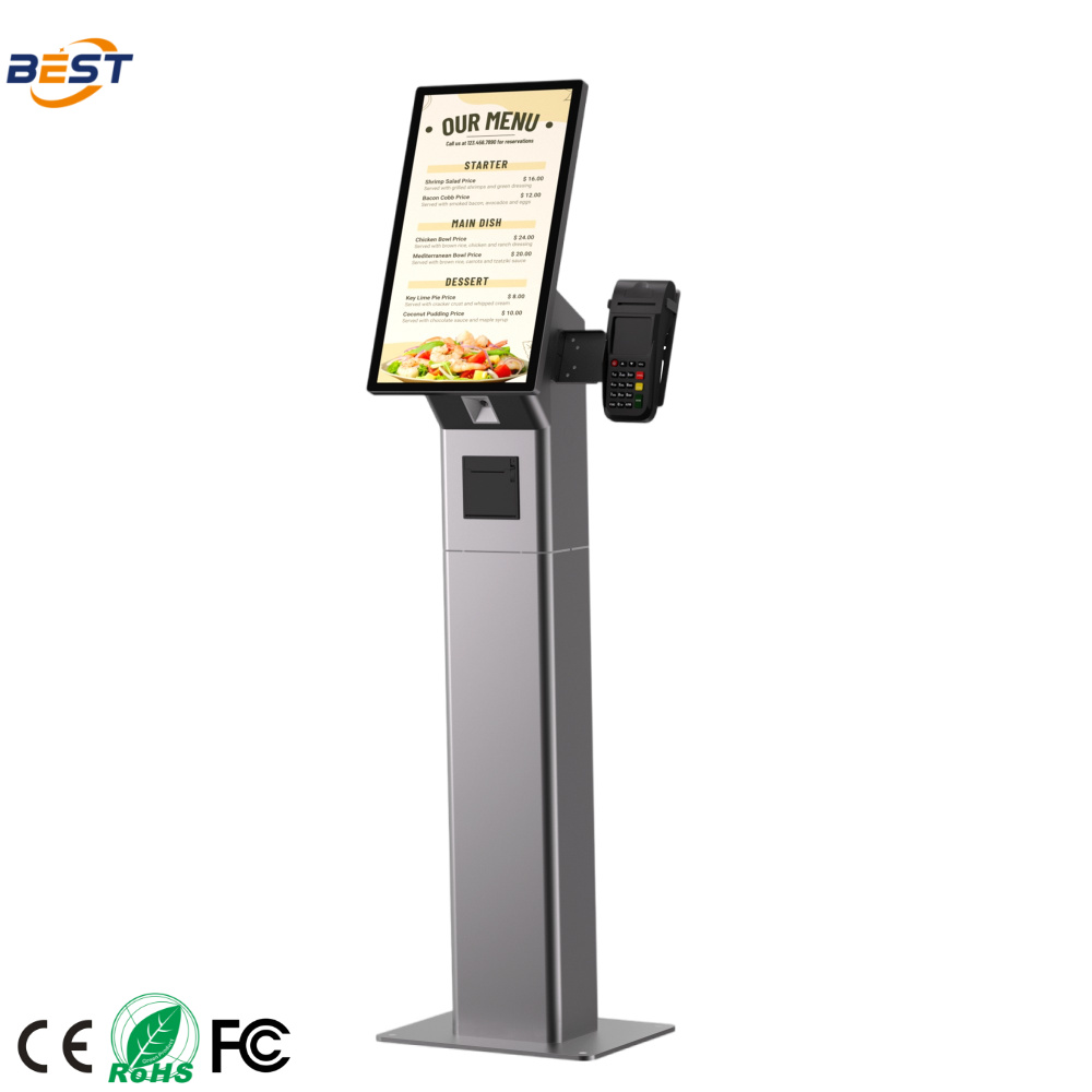 Floor-Standing Self-Service Ordering Kiosk