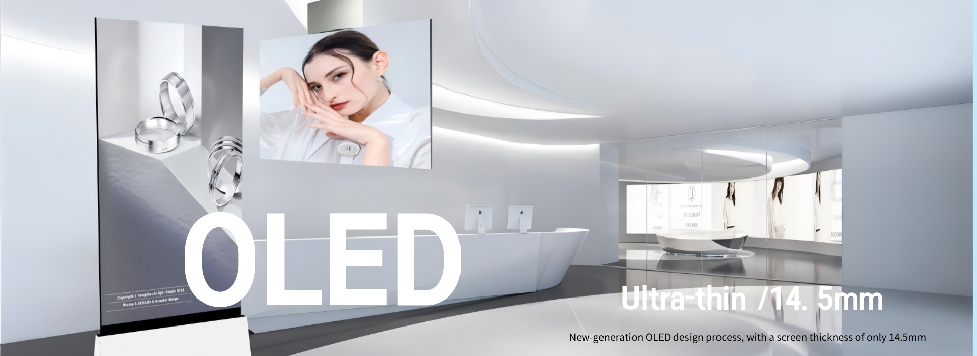 Écran OLED transparent