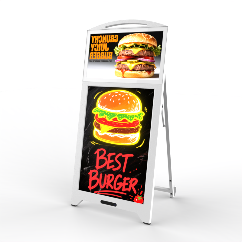 Portable 21.5 Inch Digital Poster with Writing Board