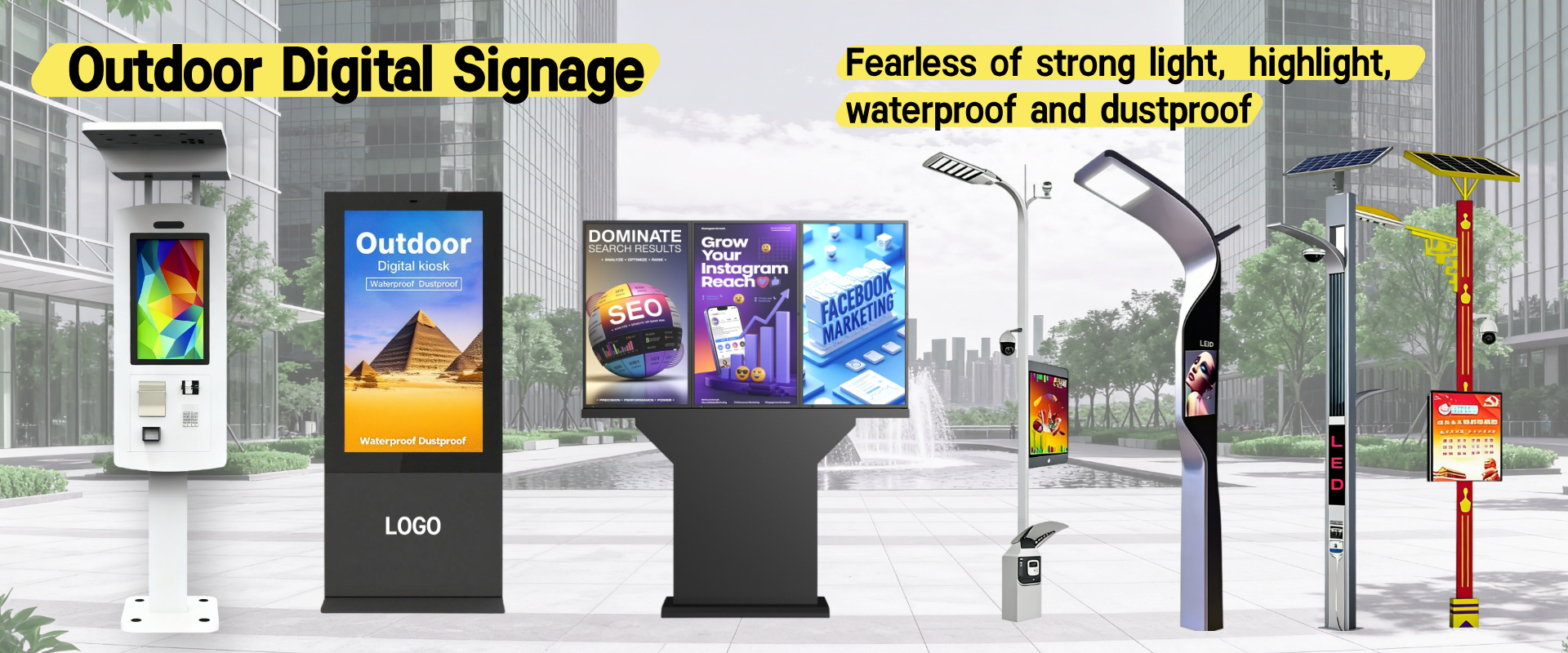Indoor LCD Digital Signage
