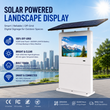 landscape solar digital signage