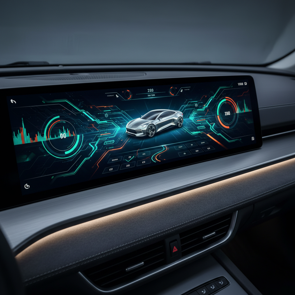 Led Poster Display For Automotive Dashboard Displays