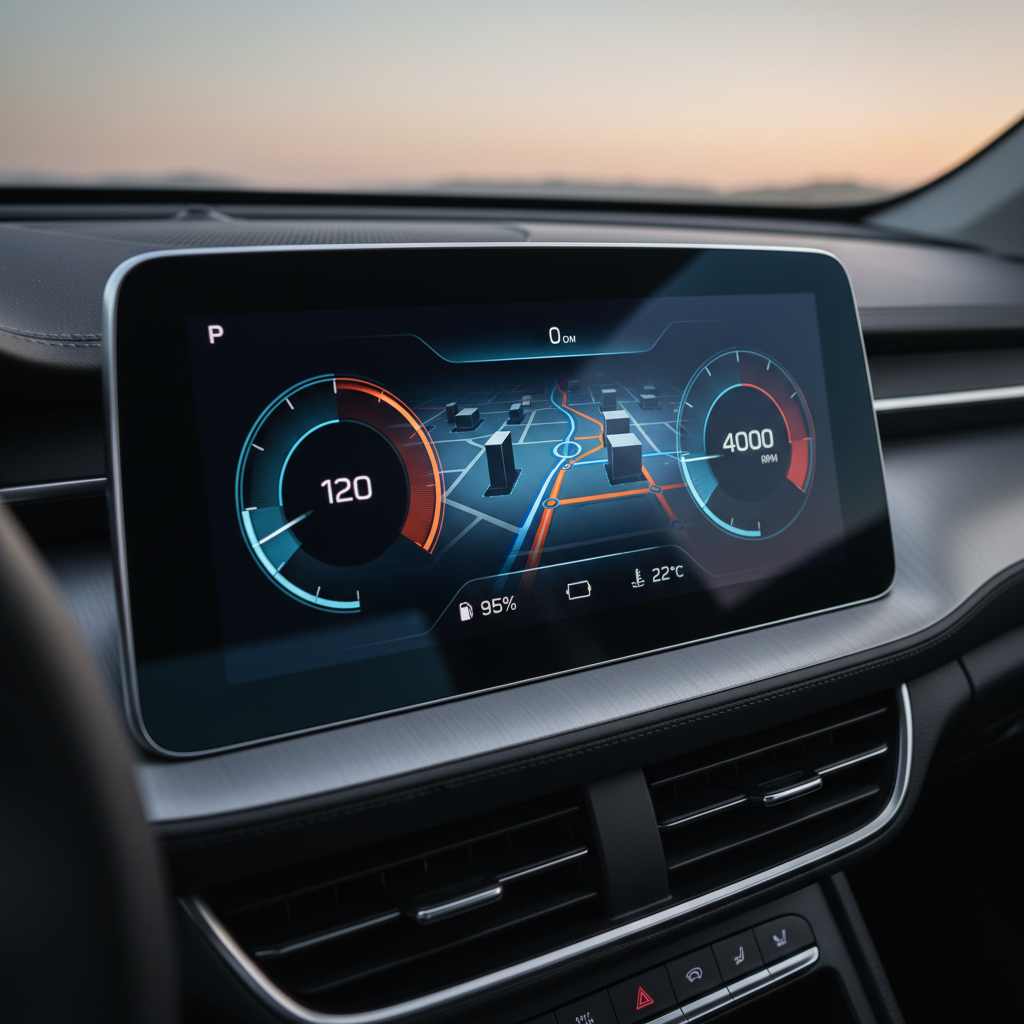 Lcd Screen For Automotive Dashboard Displays