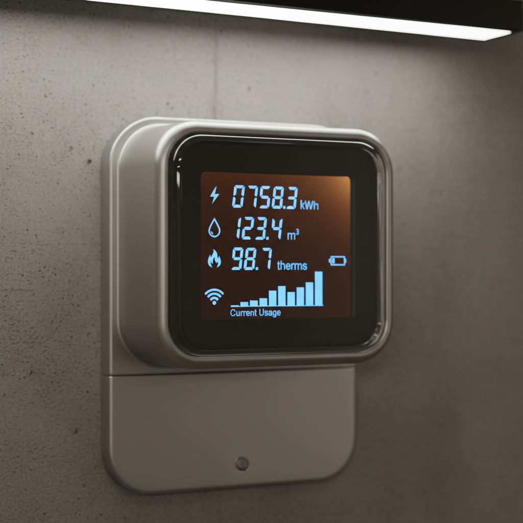 Led Display For Smart Utility Meters