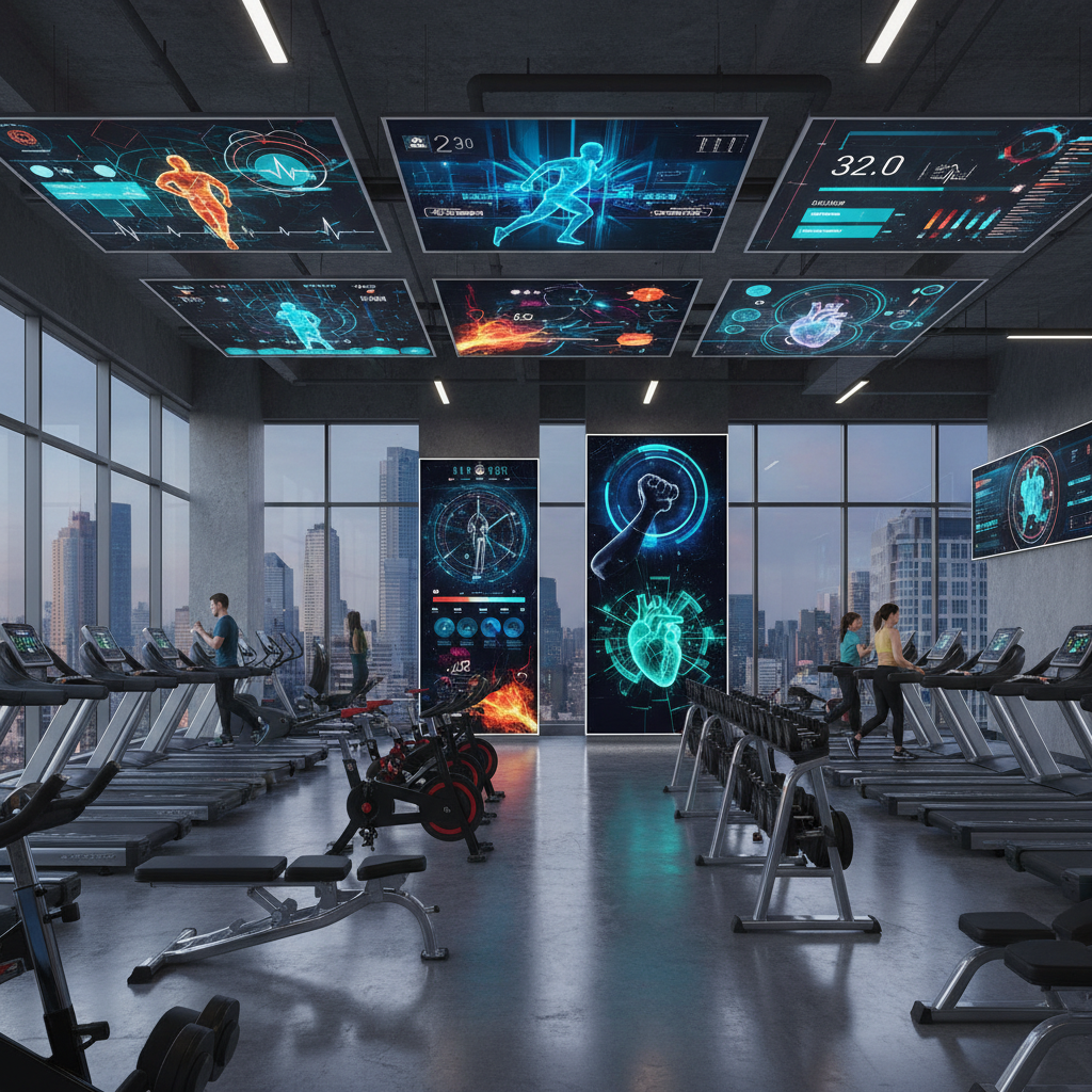 Digital Signage For Gym And Fitness Equipment