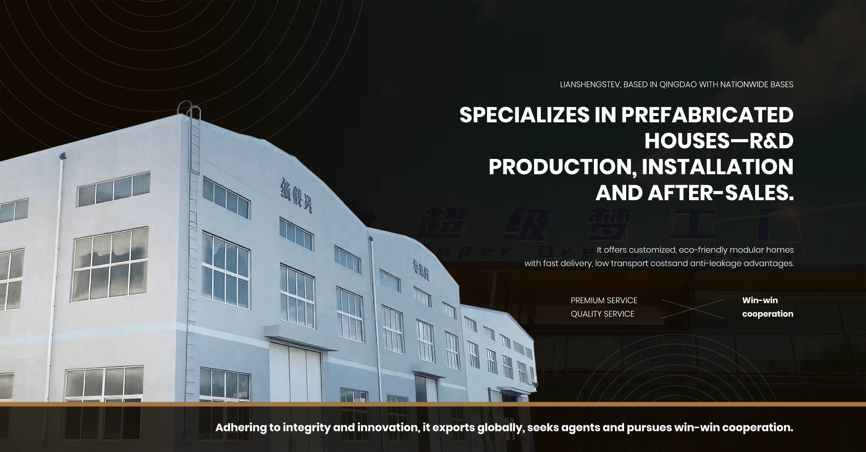 LIANSHENGSTEV, BASED IN QINGDAO WITH NATIONWIDE BASES