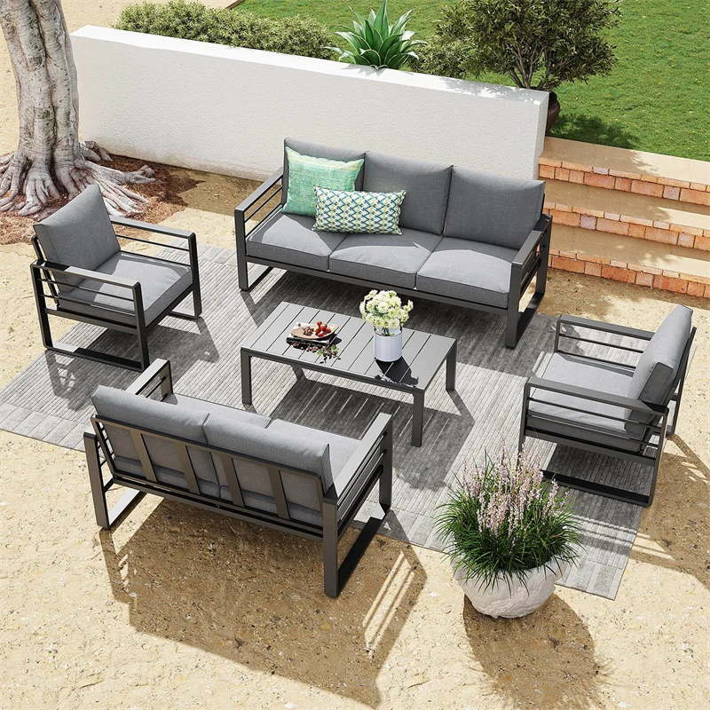 Aluminum Patio Furniture Set for Backyard Relaxation