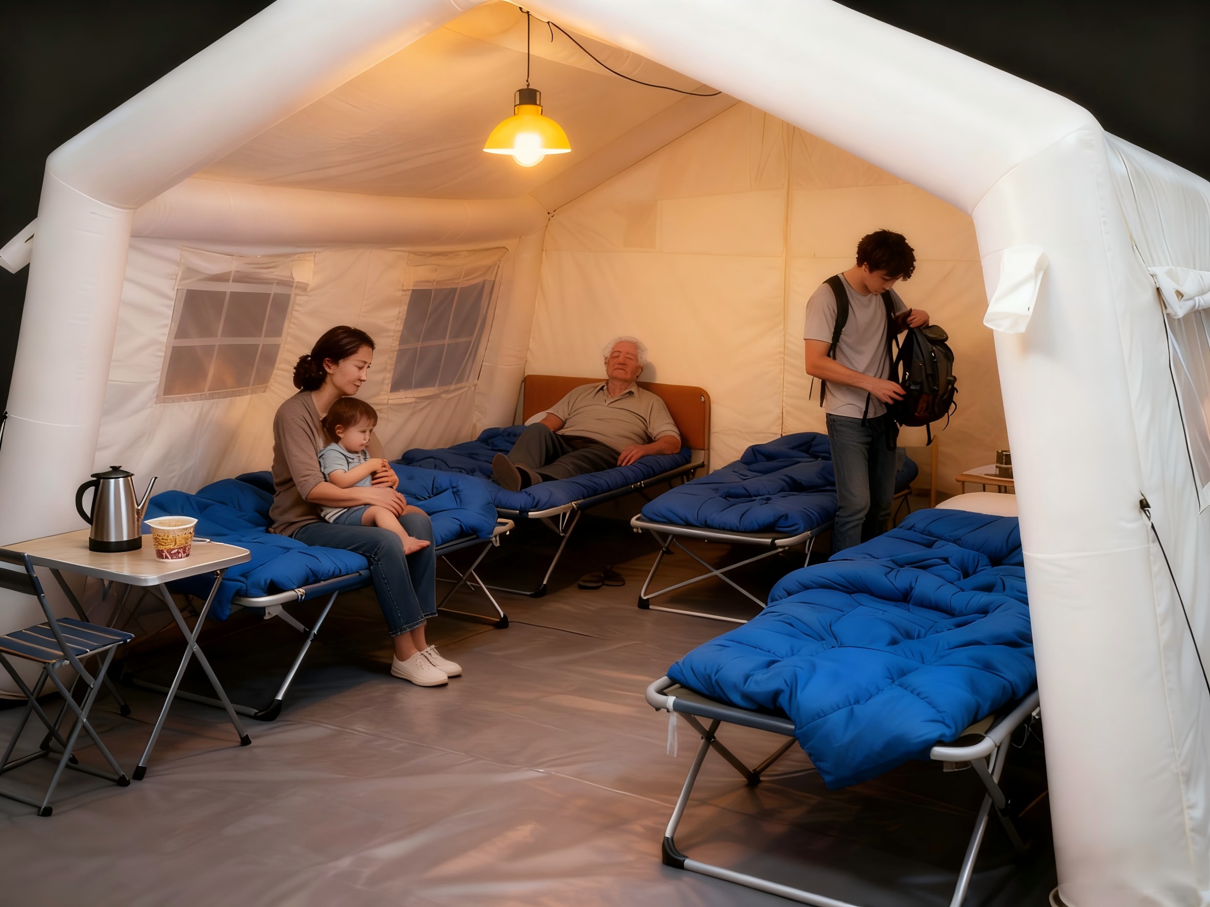 Emergency Inflatable Tent for Disaster Relief detail (2)