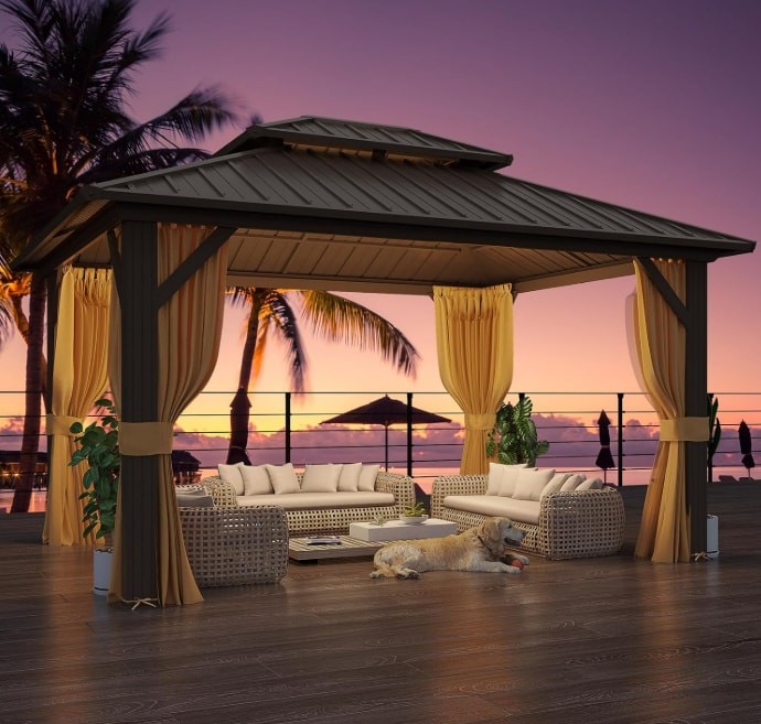 Hardtop Gazebo With Aluminum Frame detail (2)
