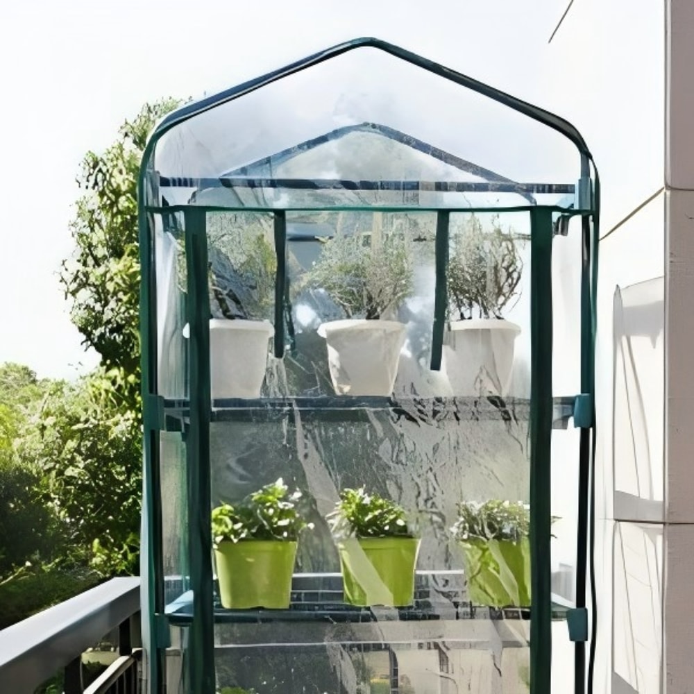 Indoor & Outdoor Mini Greenhouse with PVC Cover detail (2)