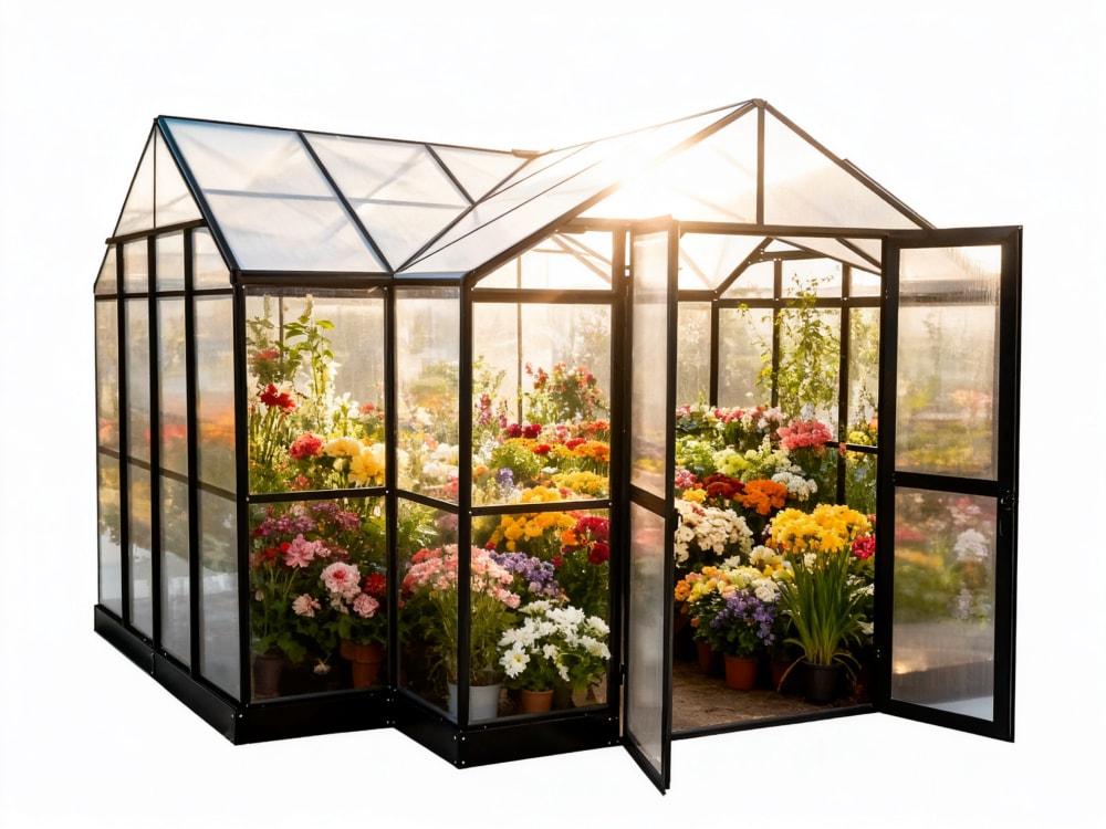 Polycarbonate All Weather Translucent Greenhouse