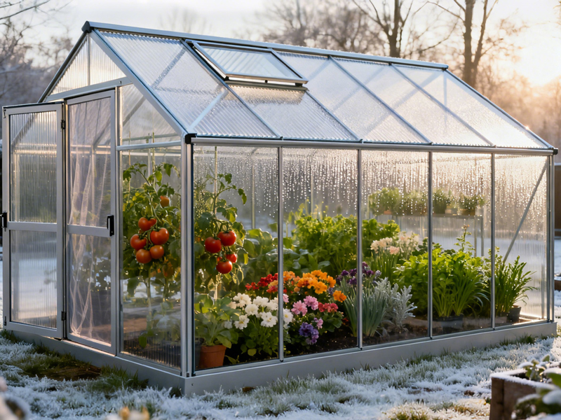 Polycarbonate-Greenhouse