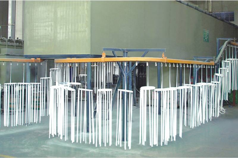 Powder-coating-machine