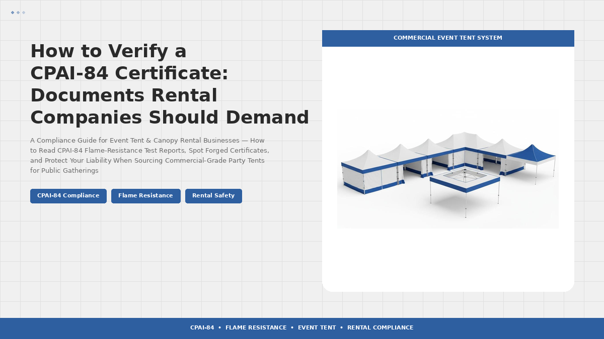 How to Verify a CPAI-84 Certificate: Documents Rental Companies Should Demand