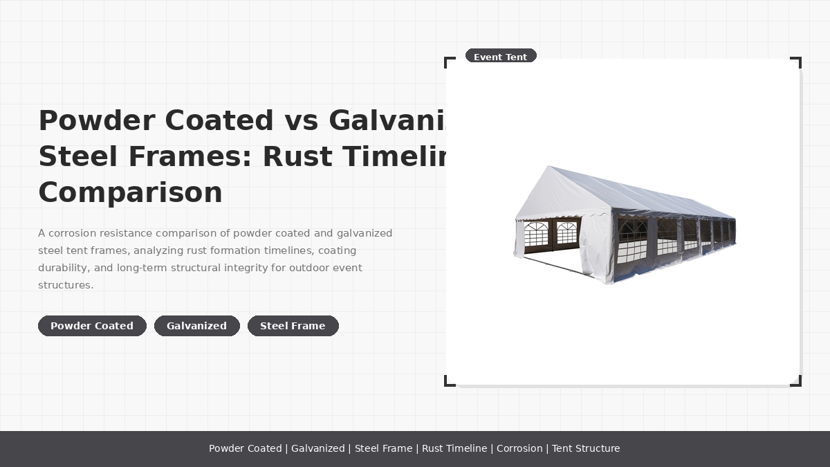 Powder Coated vs Galvanized Steel Frames: Rust Timeline Comparison