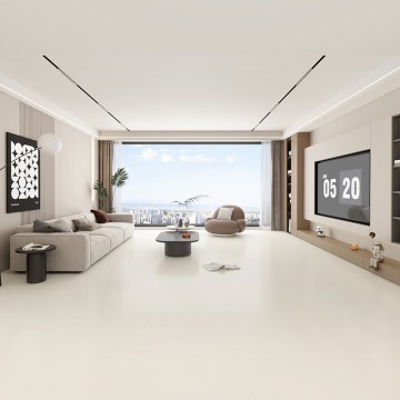 Cream Yellow 55° Pearl White Seamless Rock Slab