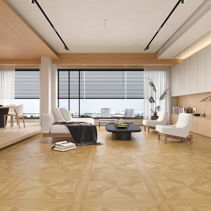 American Red Oak MP800H003 Matt Wood Grain Texture Tile (French wood grain)