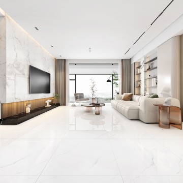 Milan White TF800L001 Anti-Slip Glaze Parent-Child Tiles