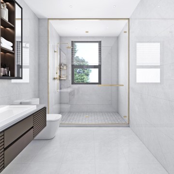 Flow Shadow Gray TF408L008 Anti-Slip Glaze Parent-Child Tiles
