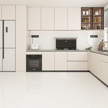 Plain Beige TF612L003 Anti-Slip Glaze Parent-Child Tiles