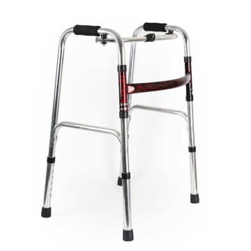 Adjustable Metal Walker for Elderly & Mobility Support