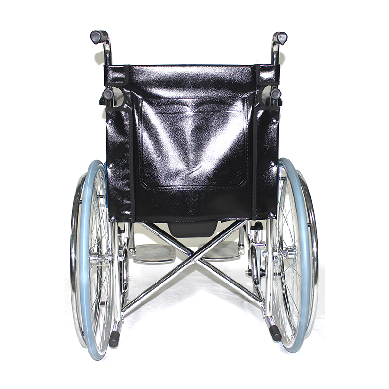 Commode Wheelchair with Large Wheels ...
