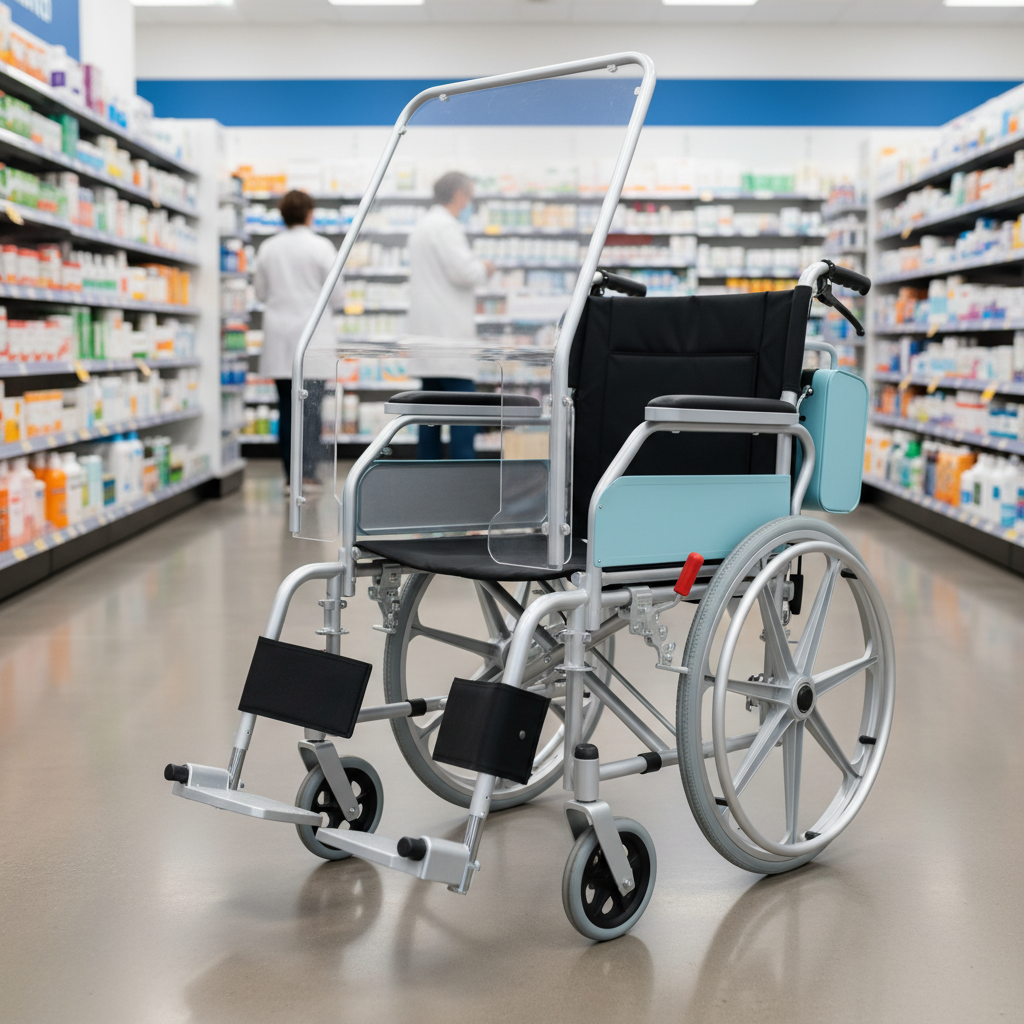Safety Wheelchair For Pharmaceutical Retail Chains