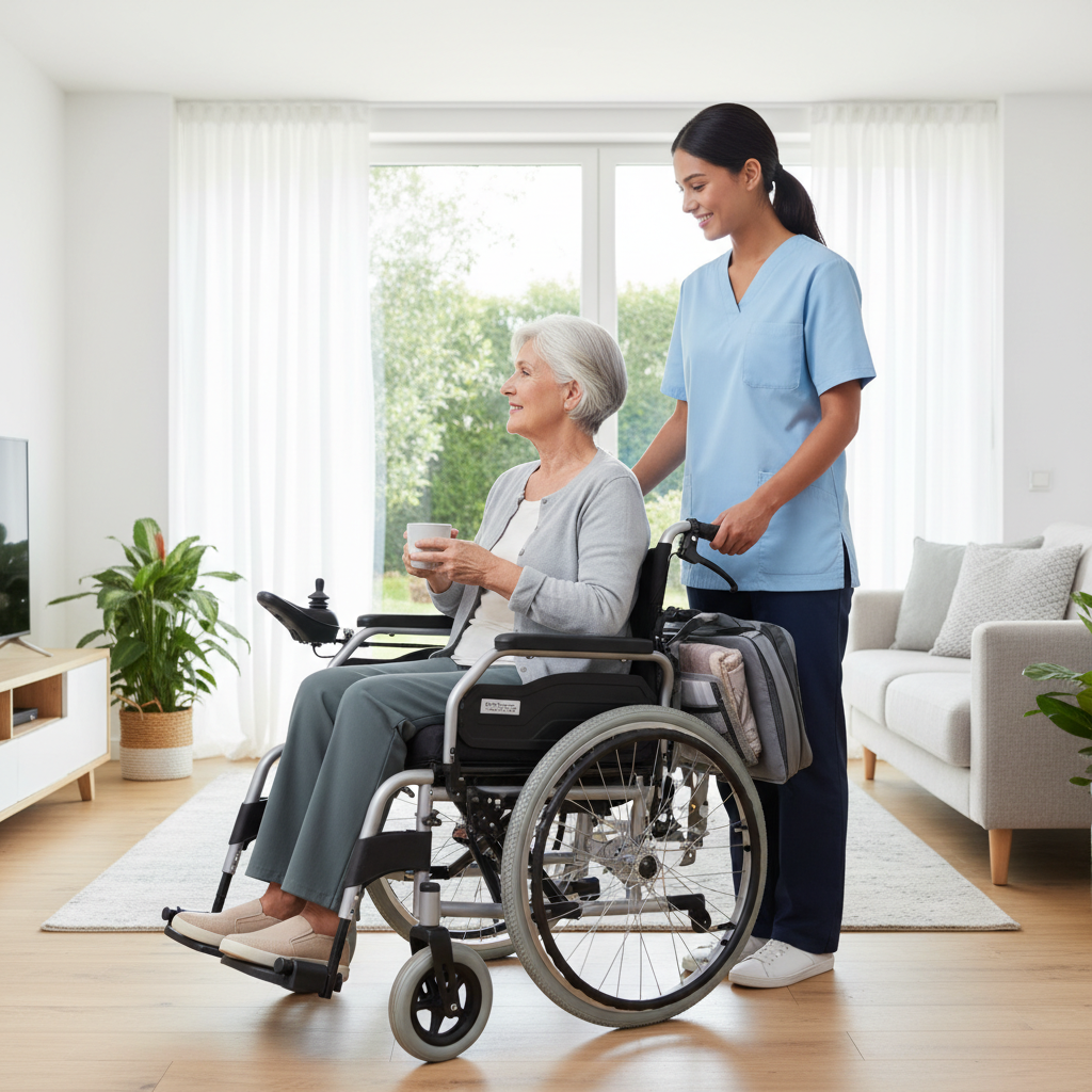Motor Wheelchair For Home Care Service Providers