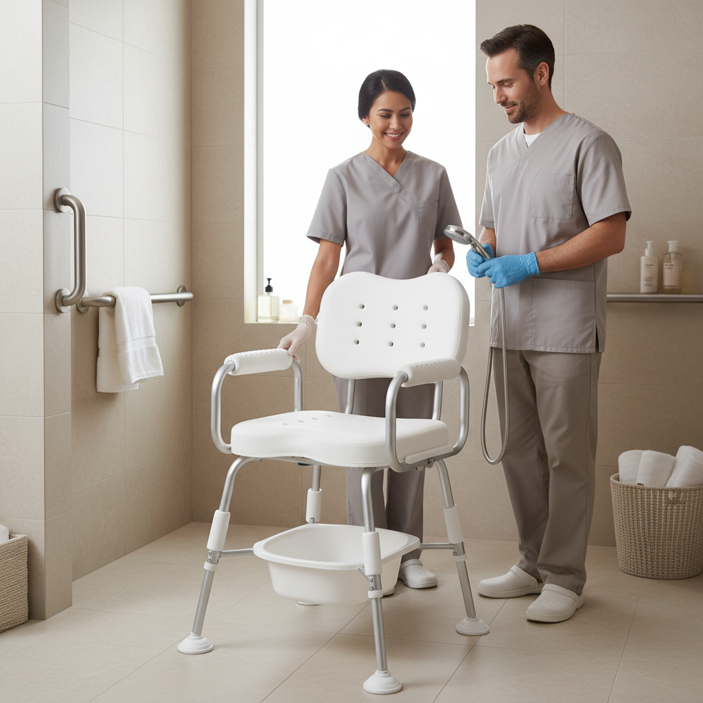 Elderly Bath Chair For Home Care Service Providers