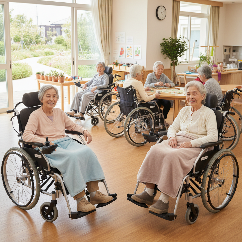 Homecare Wheelchair For Elderly Community Daycare