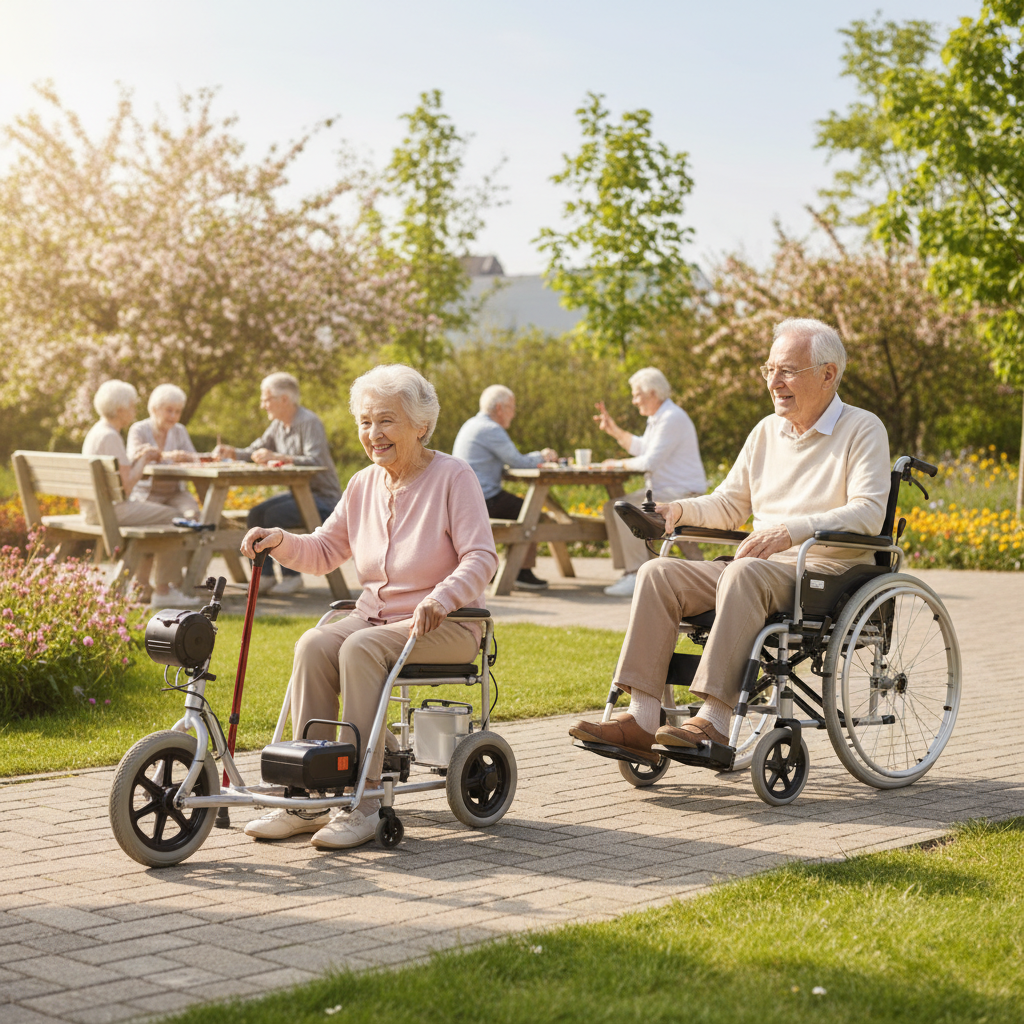 Electric Wheelchair Kit For Elderly Community Daycare