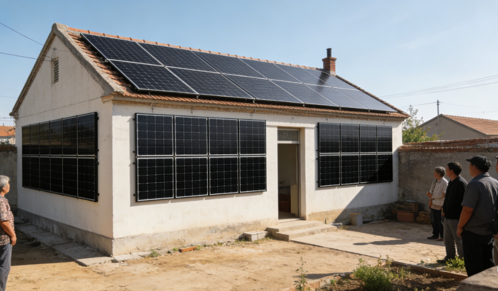 Multi-Orientation Wall-Mounted PV Unlocks New Power Generation Ways in Rural Areas