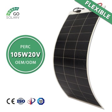 د نرم سرو زرو لړۍ انعطاف منونکي سولر پینلونه 105W20VPERC مونوکریسټالین