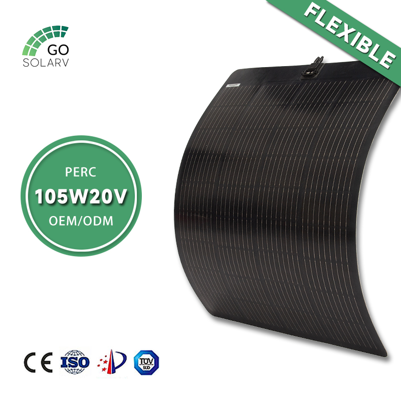 Fleksibilna sončna plošča 105 W 20 V PERC – lahka in trpežna 260304