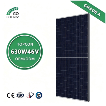 N-Type TOPCon PV Module for Residential & Commercial Use 630W46V