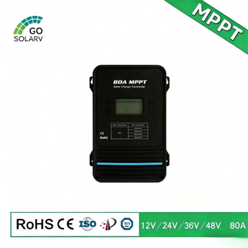 12/24V/36V/48V 80A MPPT Solar Charge Regulator for RV Camper, Yacht Marine and Off-Grid Battery System