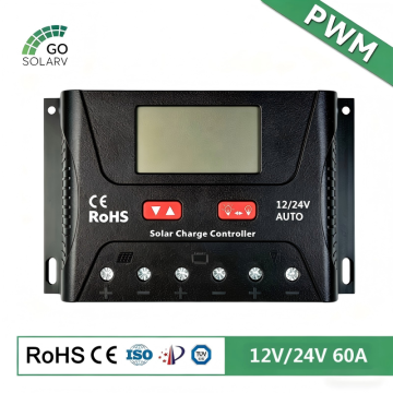 12/24V 60A PWM Solar Charge Regulator for RV Camper, Yacht Marine and Off-Grid Battery System-1-1