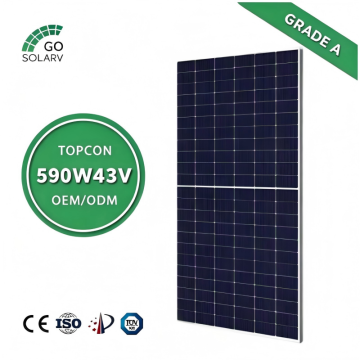 N-Type TOPCon PV Module for Residential & Commercial Use 590W43V-1-1