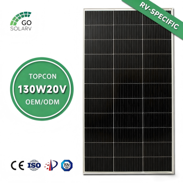 130W 20V ANTI-SHADOW  Efficient RV Solar Panel for Camper Van, Trailer, Marine & Off-Grid Living-5