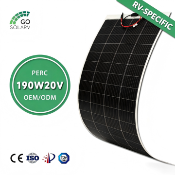190W 20V Flexible Efficient RV Solar Panel for Camper Van, Trailer, Marine & Off-Grid Living-13