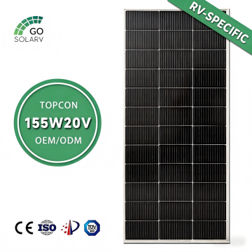 155W 20V Efficient RV Solar Panel for Camper Van, Trailer, Marine & Off-Grid Living-9
