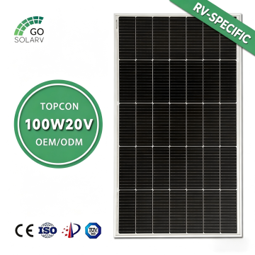 100W 20V Efficient RV Solar Panel for Camper Van, Trailer, Marine & Off-Grid Living-2