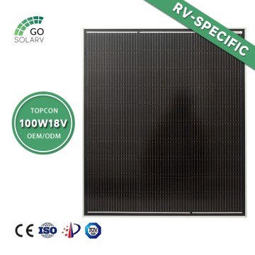 100W 18V Effektiv Solpanel för Husbil, Släpvagn, Marin & Off-Grid Living-20