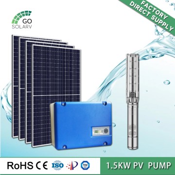 1.5KW Solar Water Pump System, MPPT Inverter for Farm Irrigation