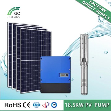 18.5KW MPPT Solar Deep Well Pump System Without Battery Storage-1