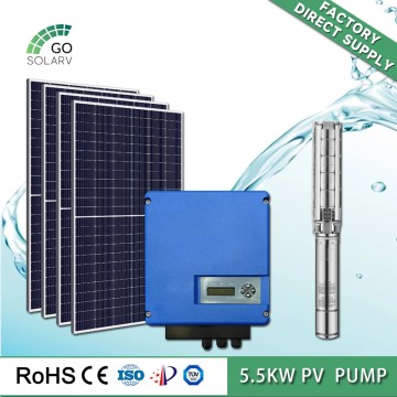 5.5KW Solar Water Pump System for Farm Irrigation & Rural Water Supply