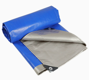 Flame Retardant Waterproof PE Tarpaulin Roll-Heavy Duty Outdoor Tent & Vehicle Canopy for Boat Car Truck & Pet Dog House